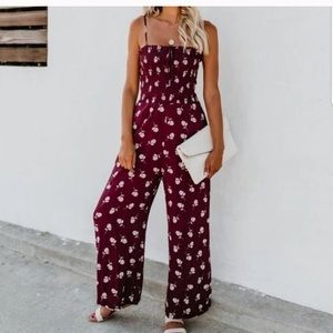 Vici Floral Jumpsuit
